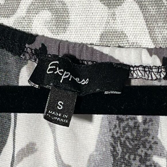 EXPRESS Paint Splatter Dolman Shirt - Picture 4 of 6